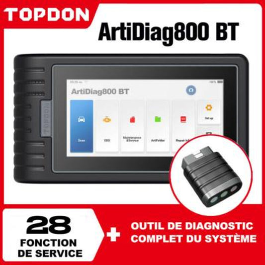 TOPDON ARTIDIAG 800BT modèle 2022 mises à jour illimitées